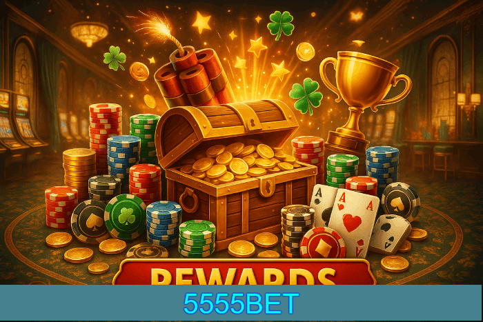 Bônus e recompensas exclusivas do Cassino 5555BET